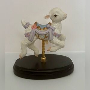 1995 Lenox Carousel Babies Collection Limited Edition Figurine Baby Sheep Lamb